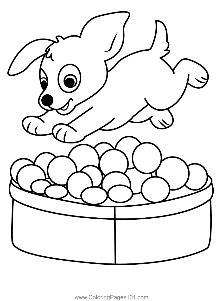 Dog Coloring Pages 5