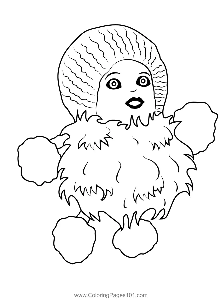 Dolls Coloring Pages 3