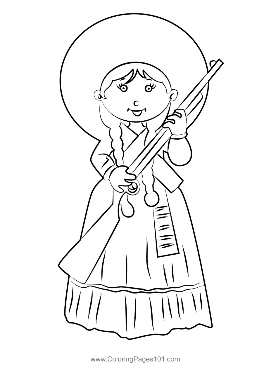 Dolls Coloring Pages 4