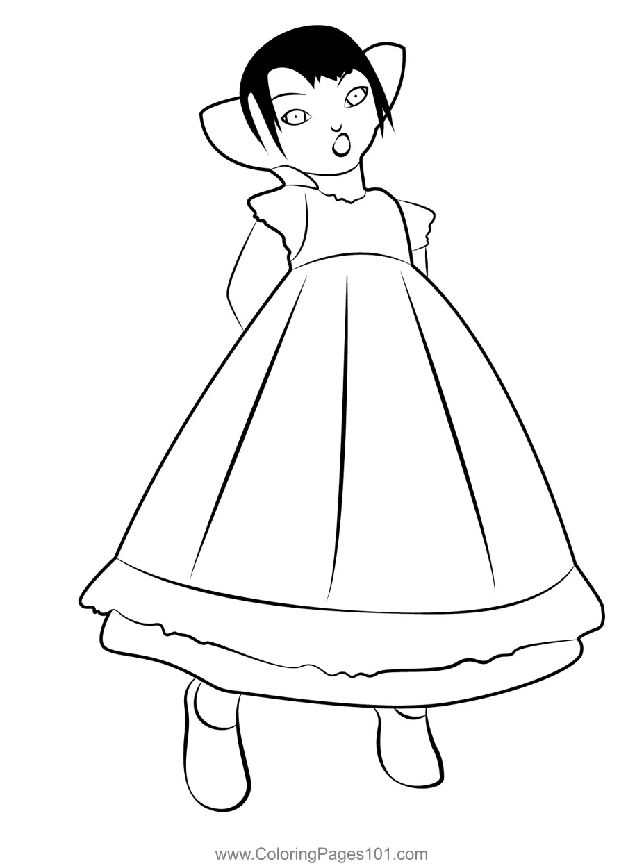 Dolls Coloring Pages 5