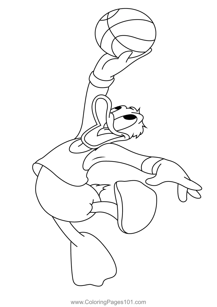 Donald Duck Coloring Pages 4