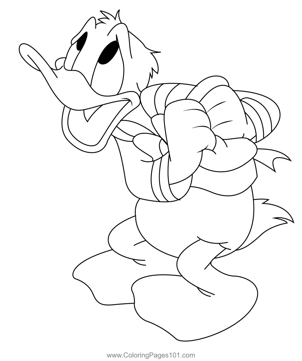 Donald Duck Coloring Pages 5