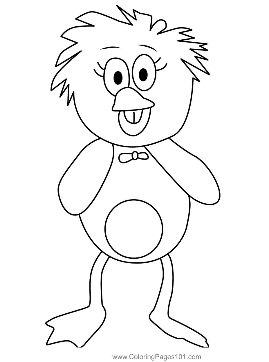Donkey Hodie Coloring Pages 3