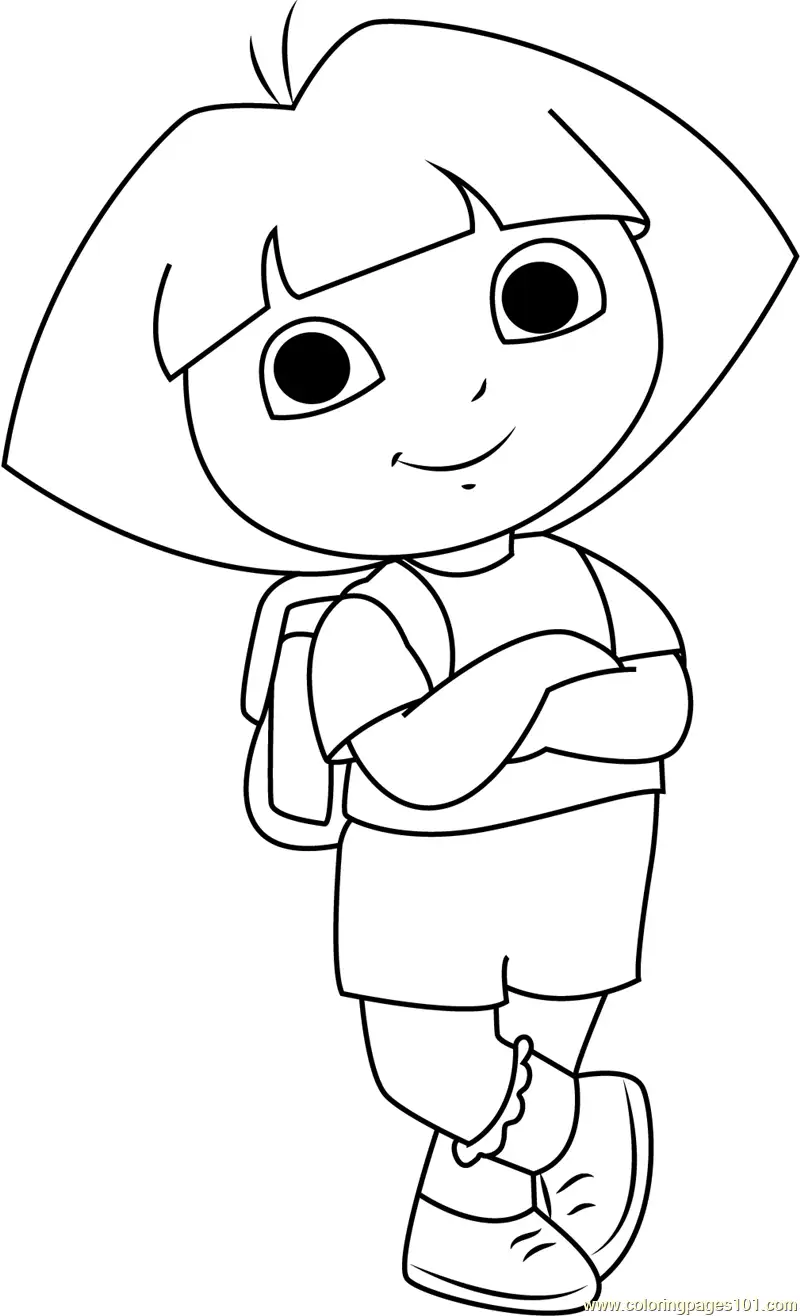 Dora the Explorer Coloring Pages 5