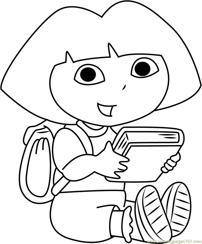 Dora the Explorer Coloring Pages 6