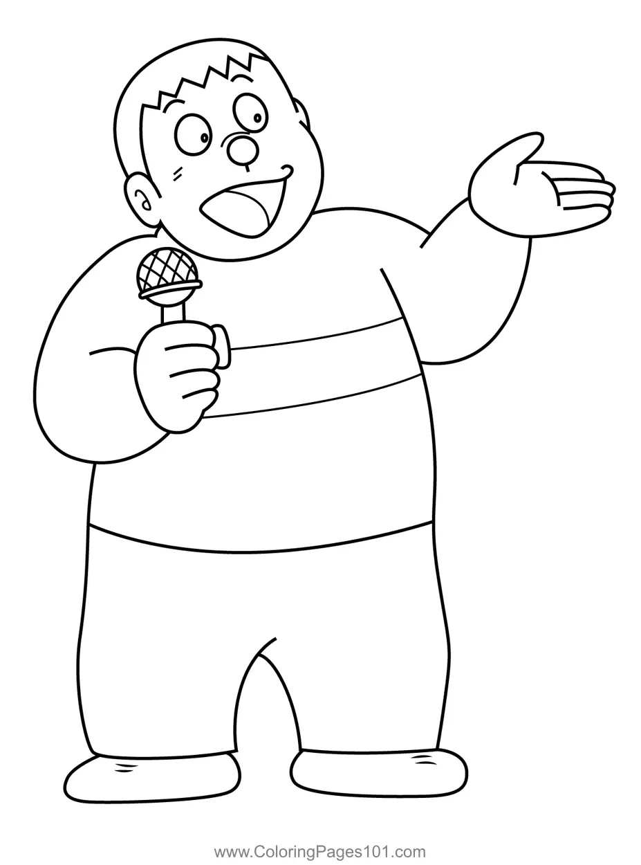 Doraemon Coloring Pages 1