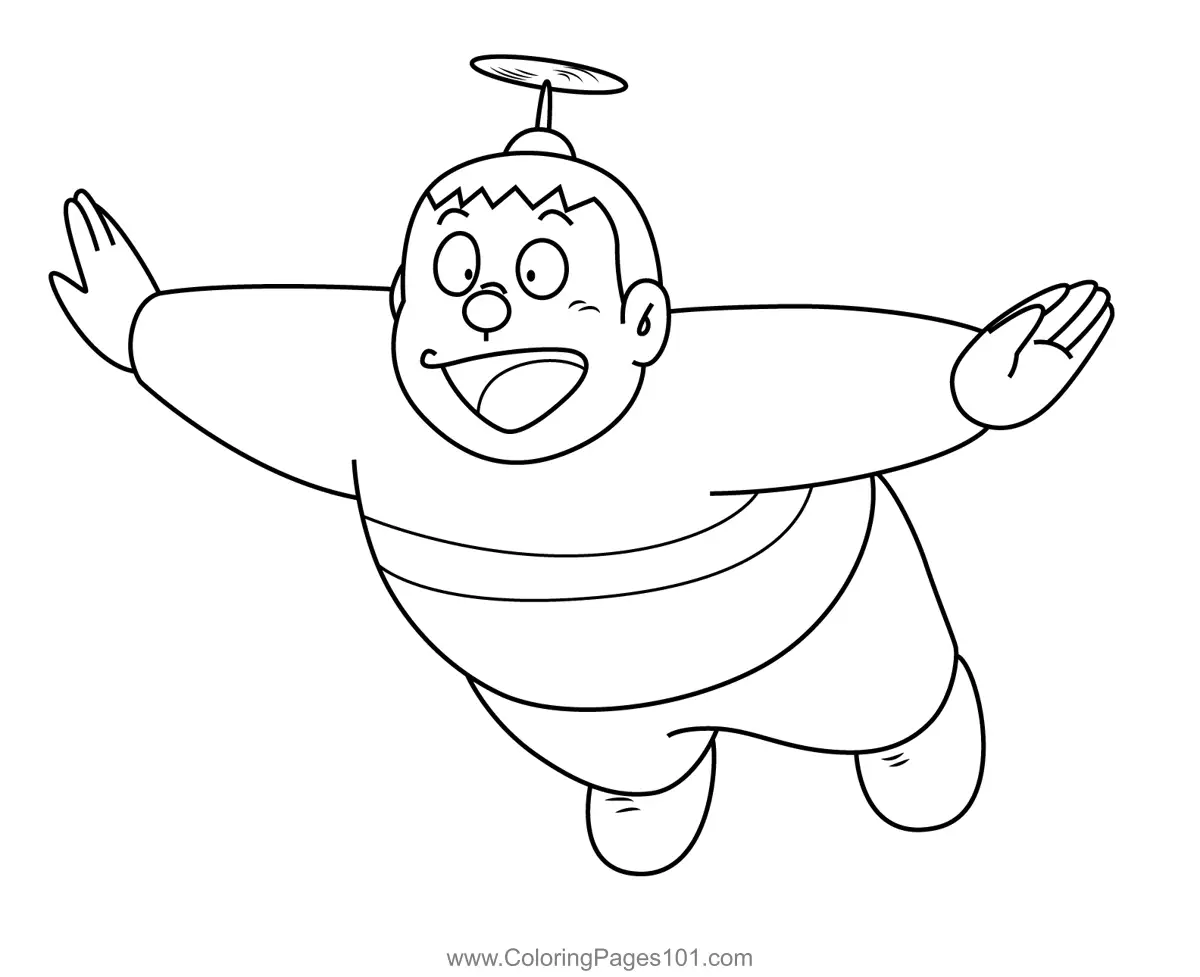 Doraemon Coloring Pages 3
