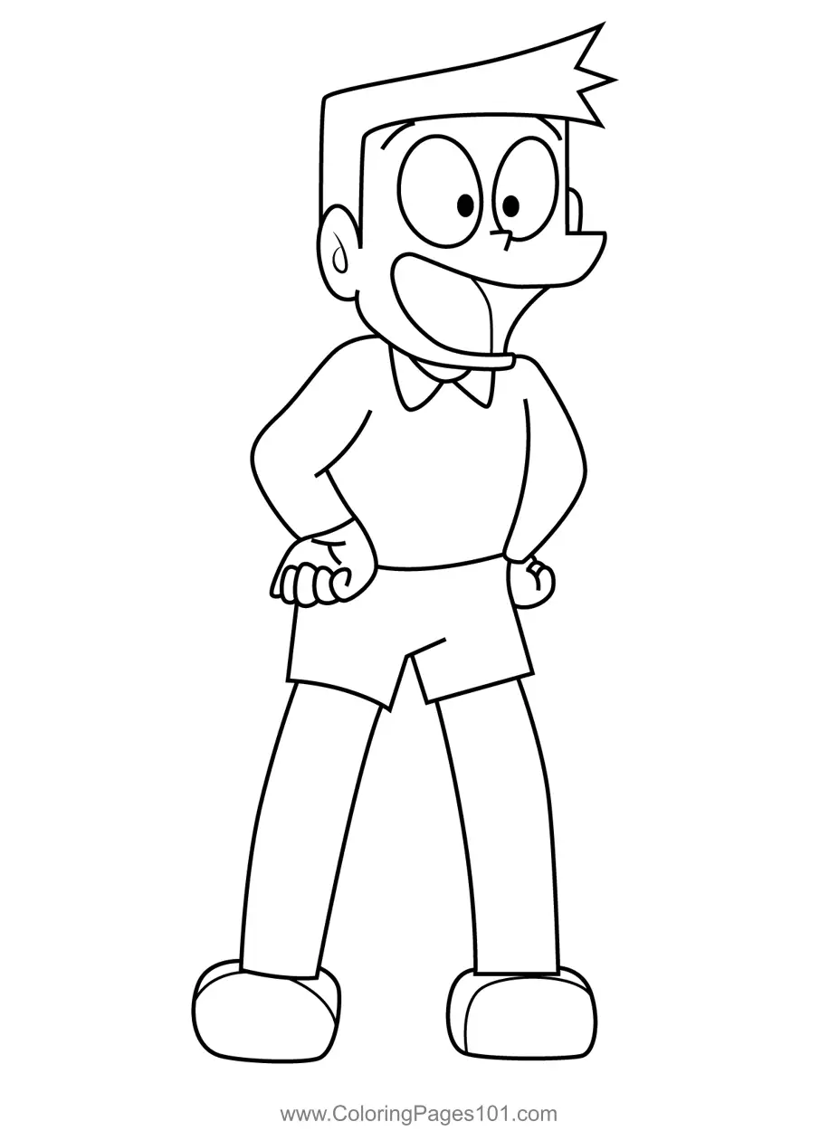 Doraemon Coloring Pages 6
