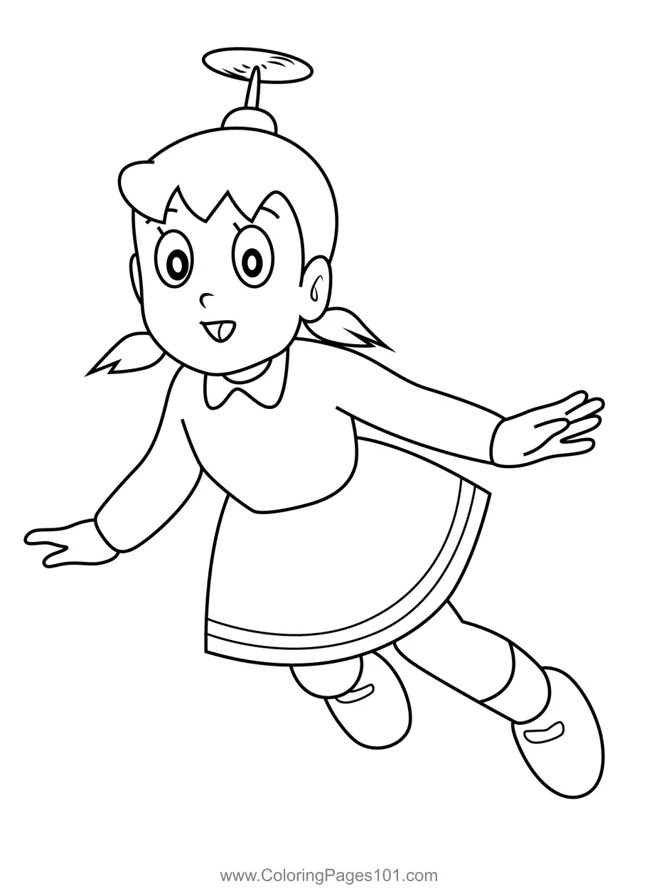 Doraemon Coloring Pages 7