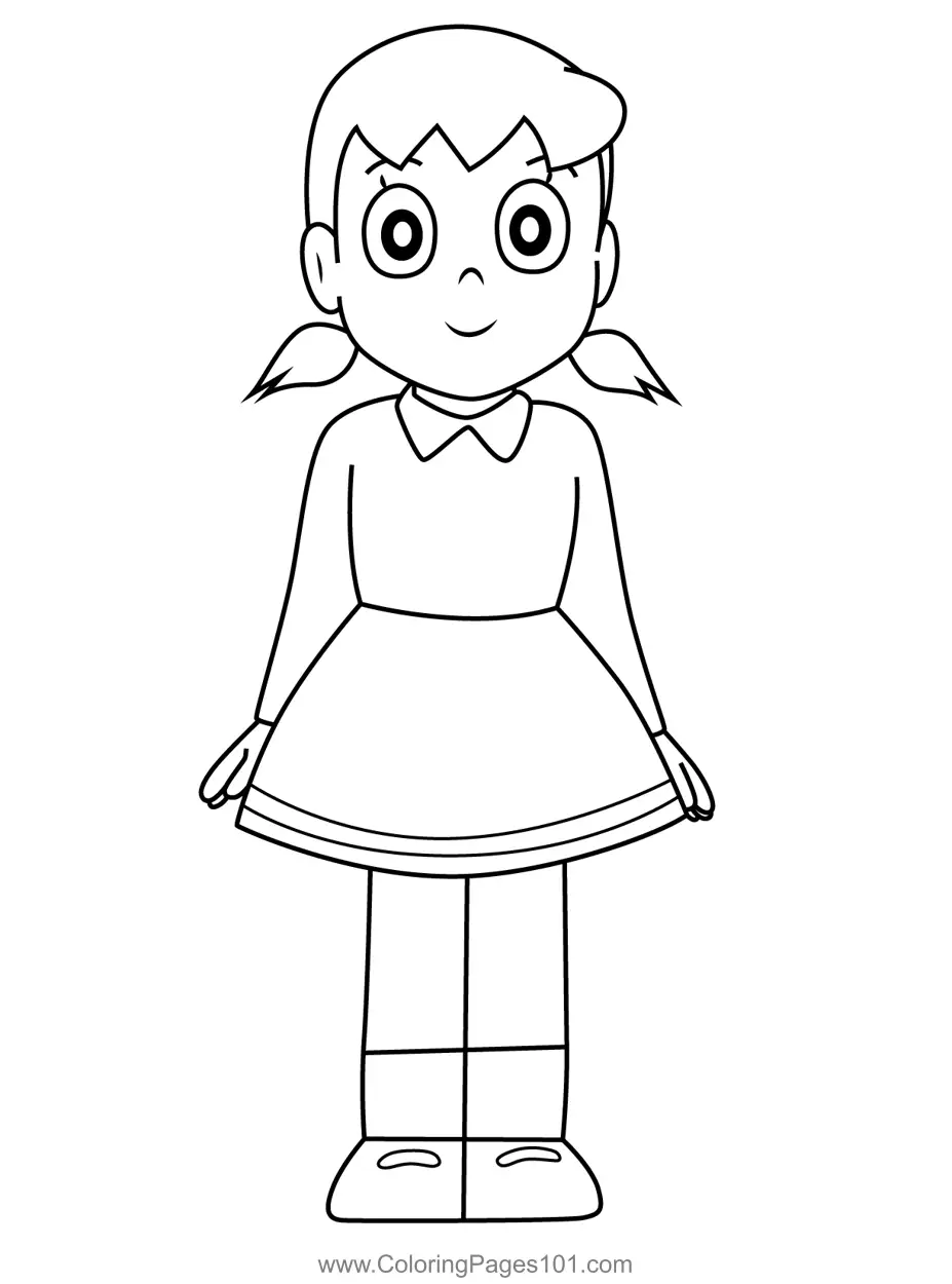 Doraemon Coloring Pages 9
