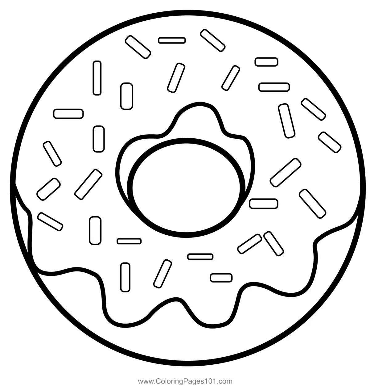 Doughnuts Coloring Pages 11