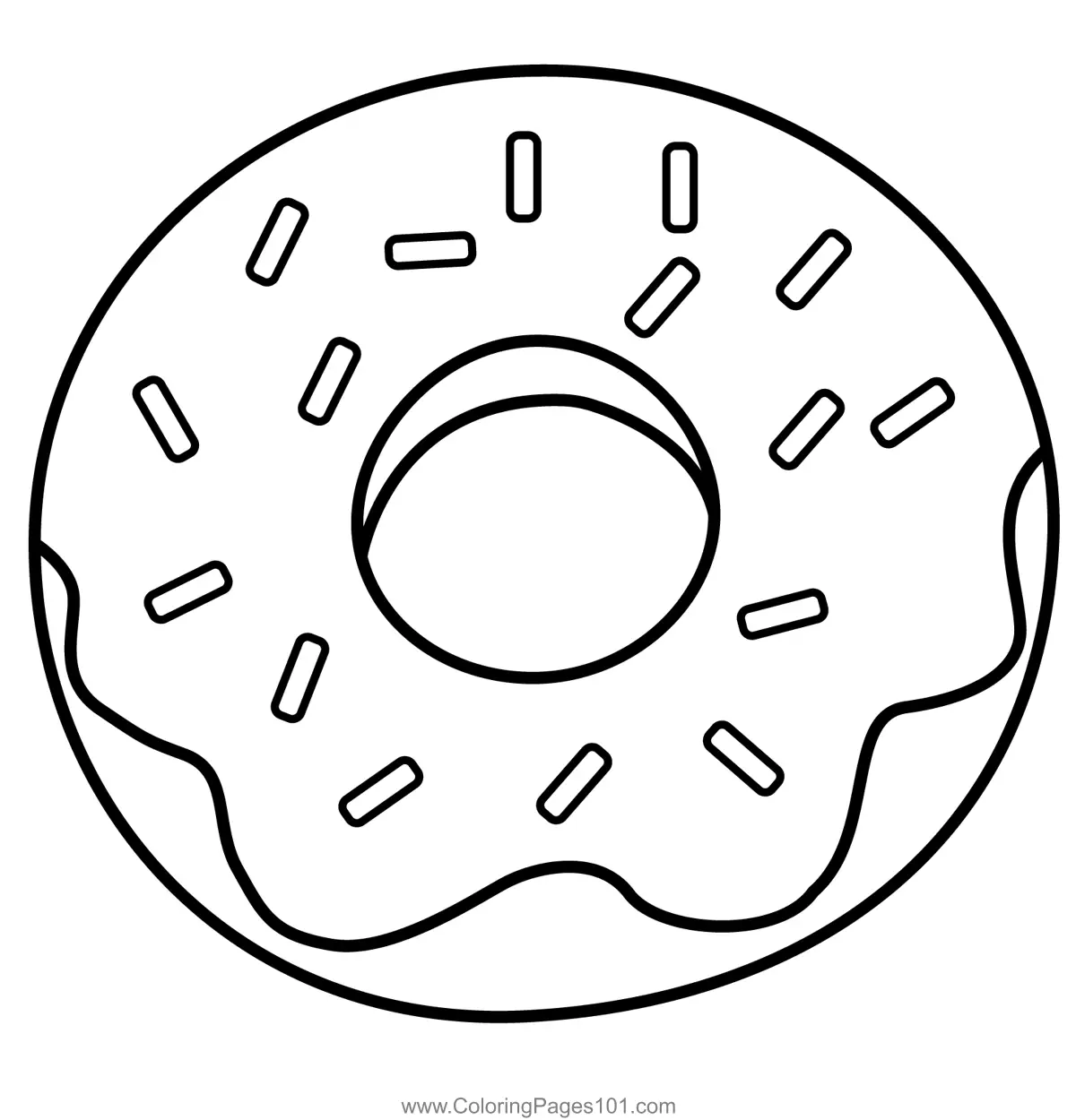 Doughnuts Coloring Pages