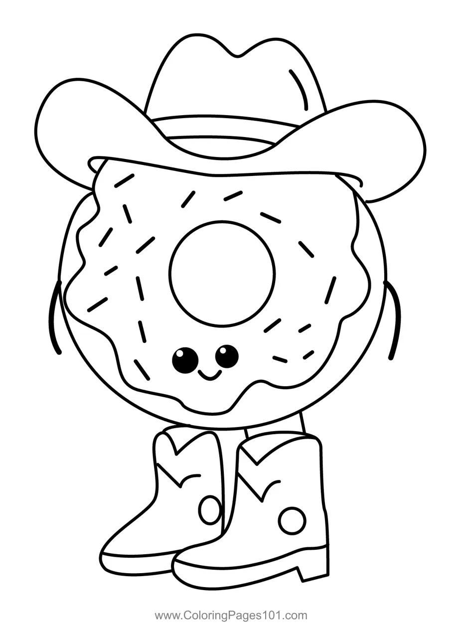 Doughnuts Coloring Pages 7
