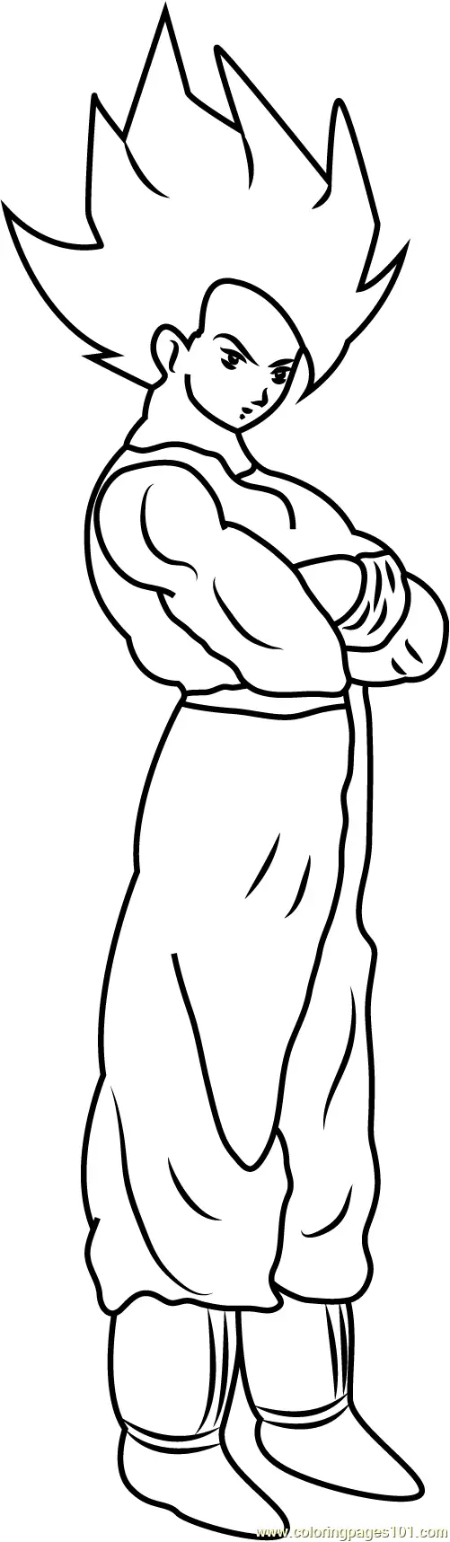 Dragon Ball Z Coloring Pages 4