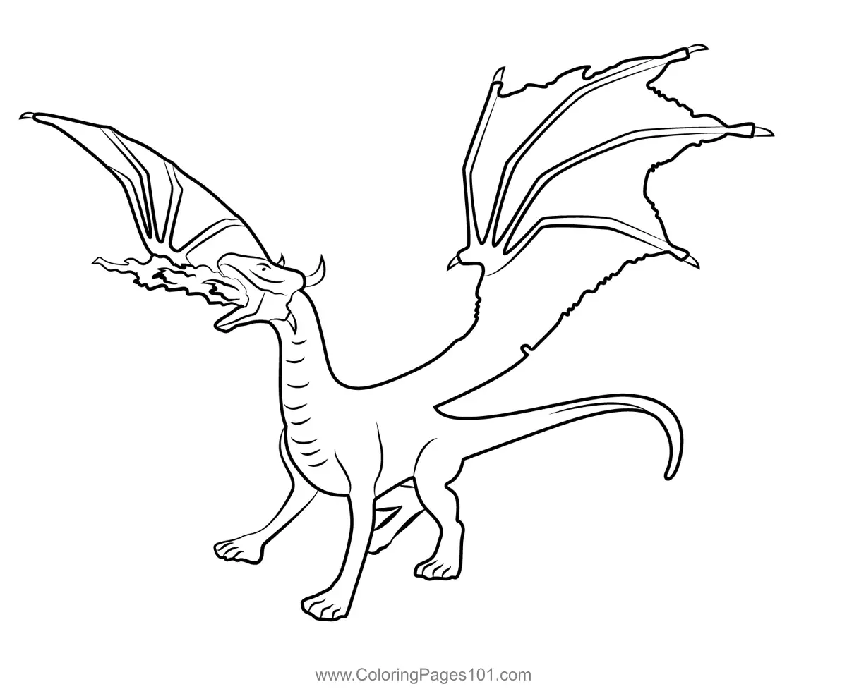 Dragons Coloring Pages 10