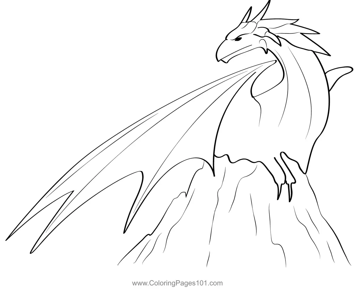 Dragons Coloring Pages 11