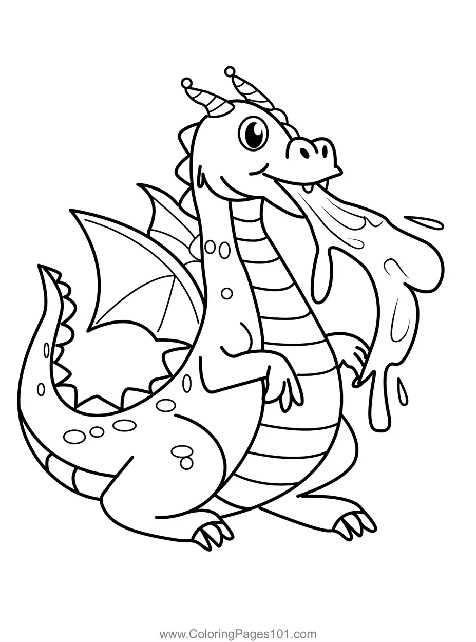 Dragons Coloring Pages 2