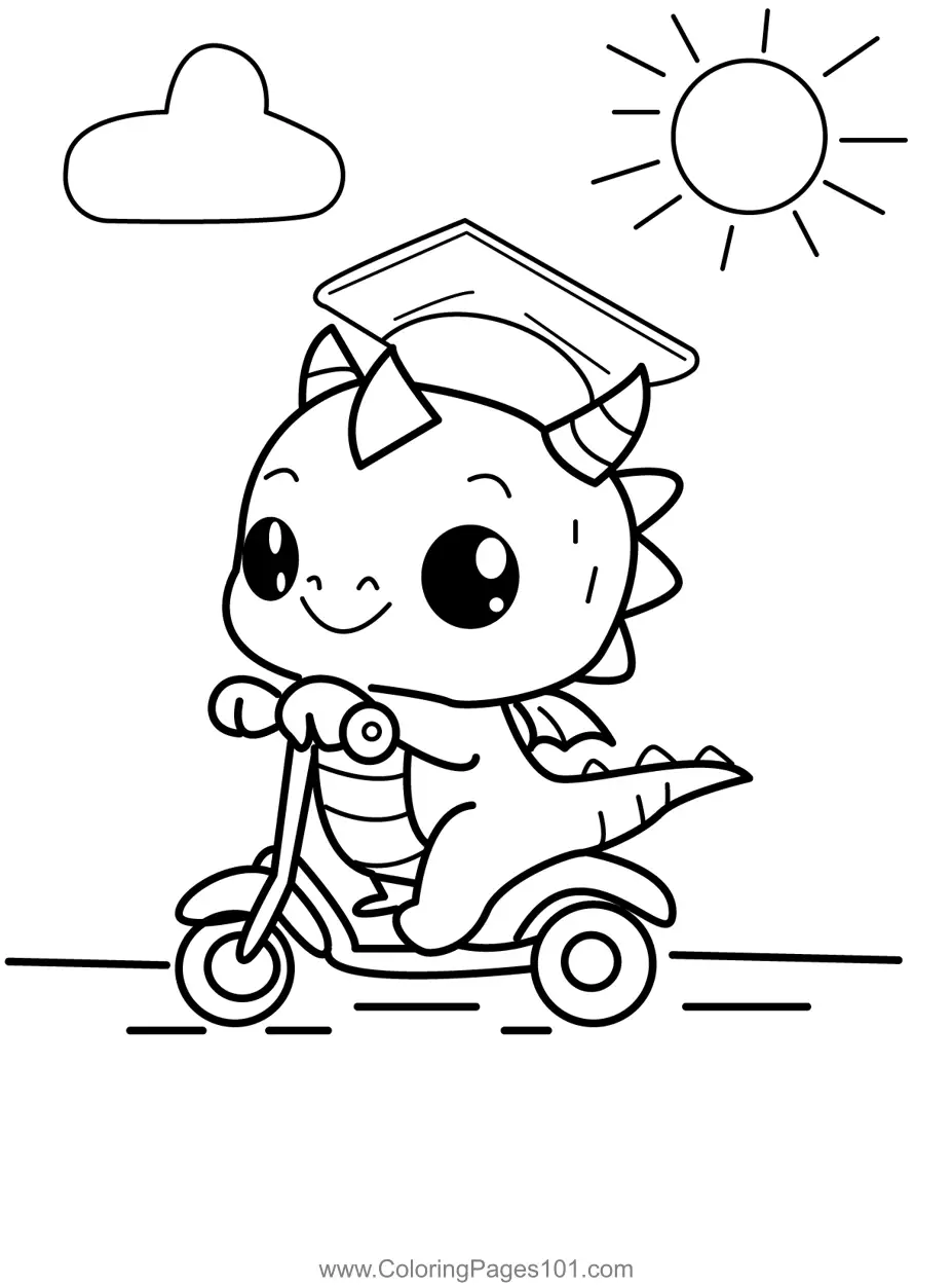 Dragons Coloring Pages 3