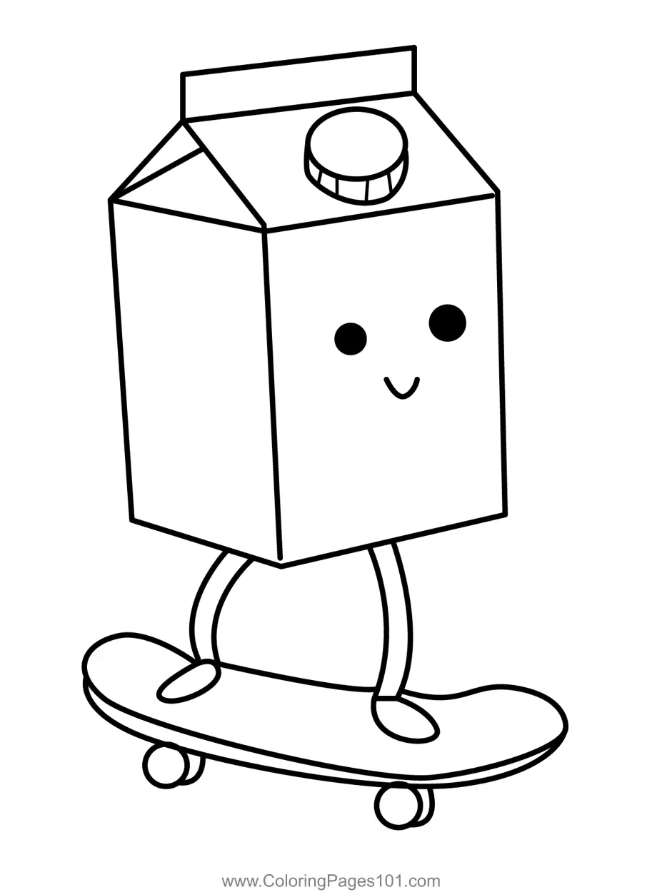 Drinks Coloring Pages 1