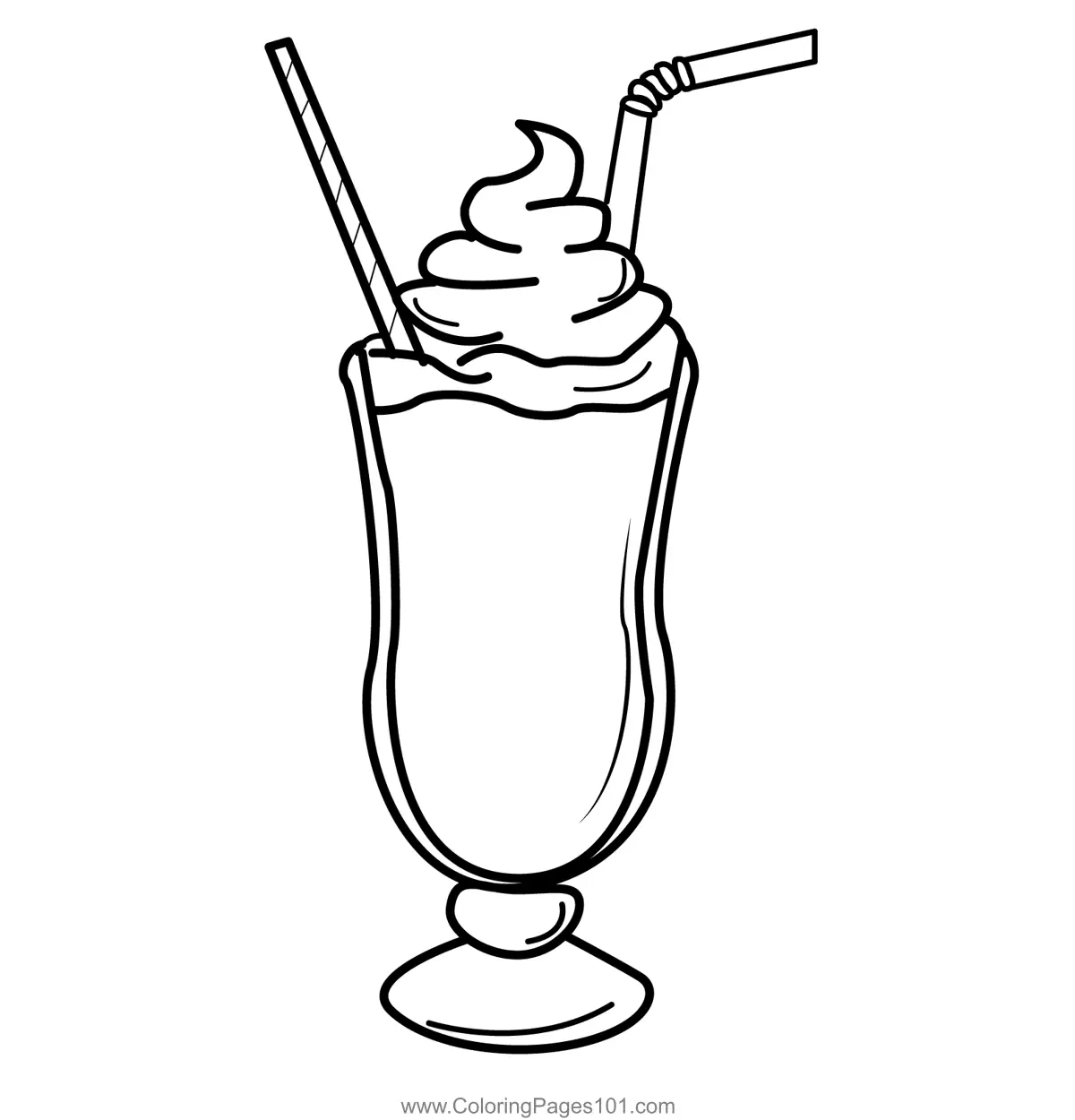 Drinks Coloring Pages