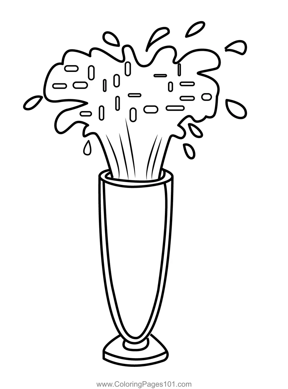 Drinks Coloring Pages 2