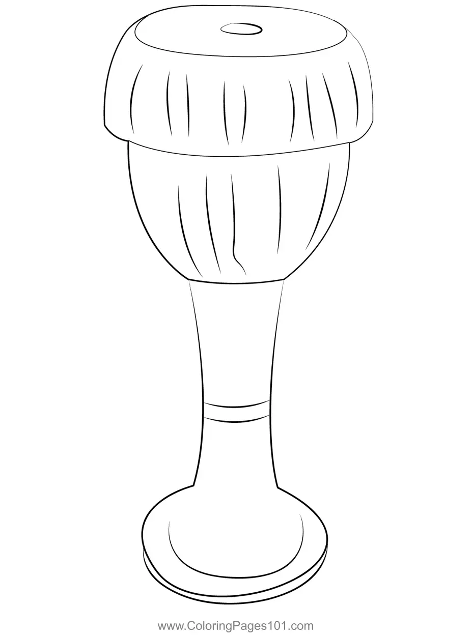 Drum Coloring Pages 12