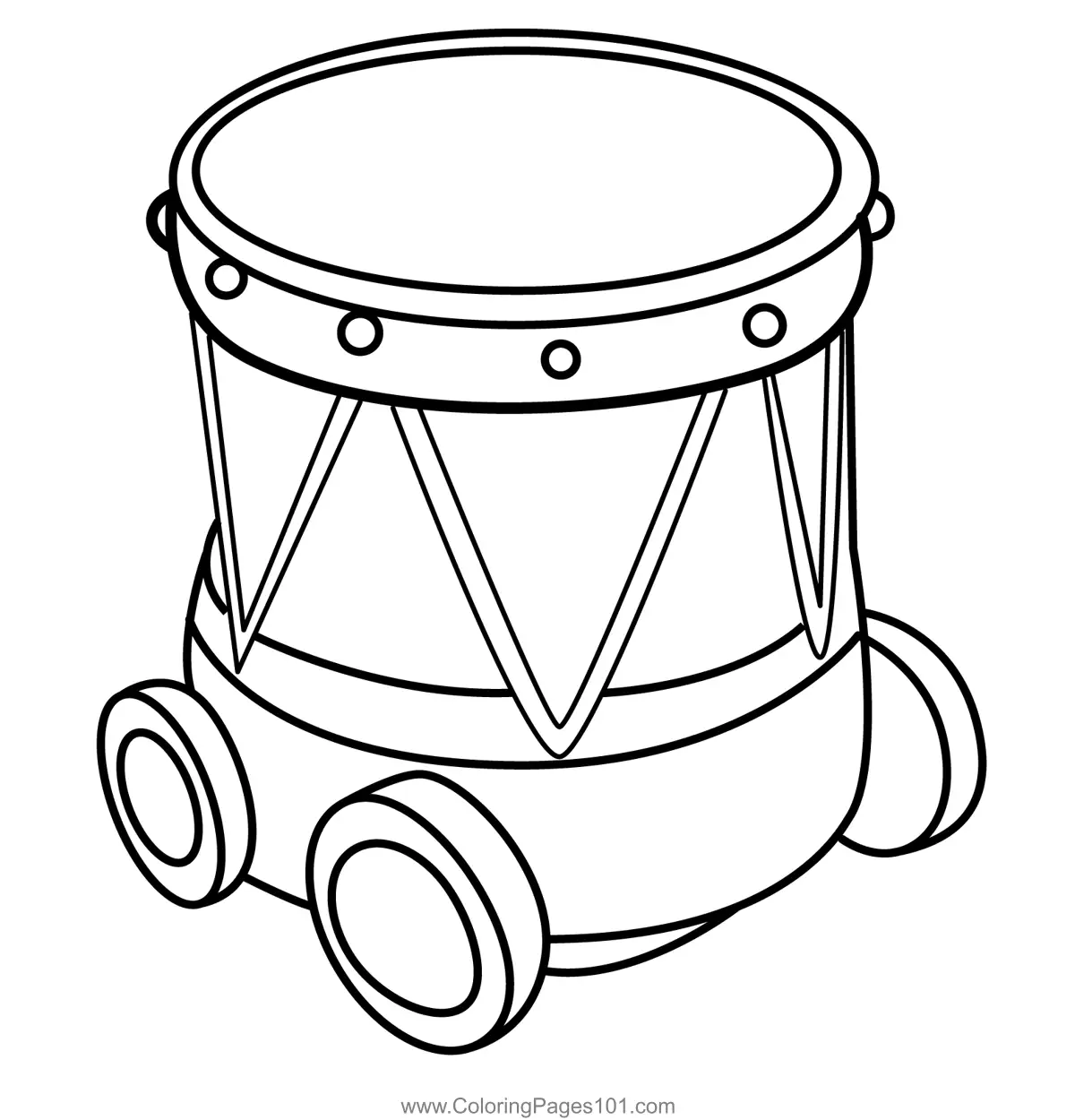 Drum Coloring Pages 4
