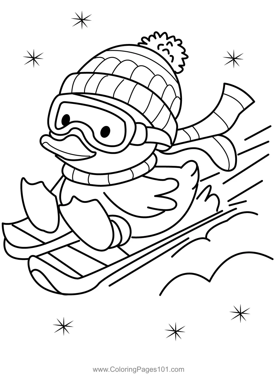 Ducks Coloring Pages 5