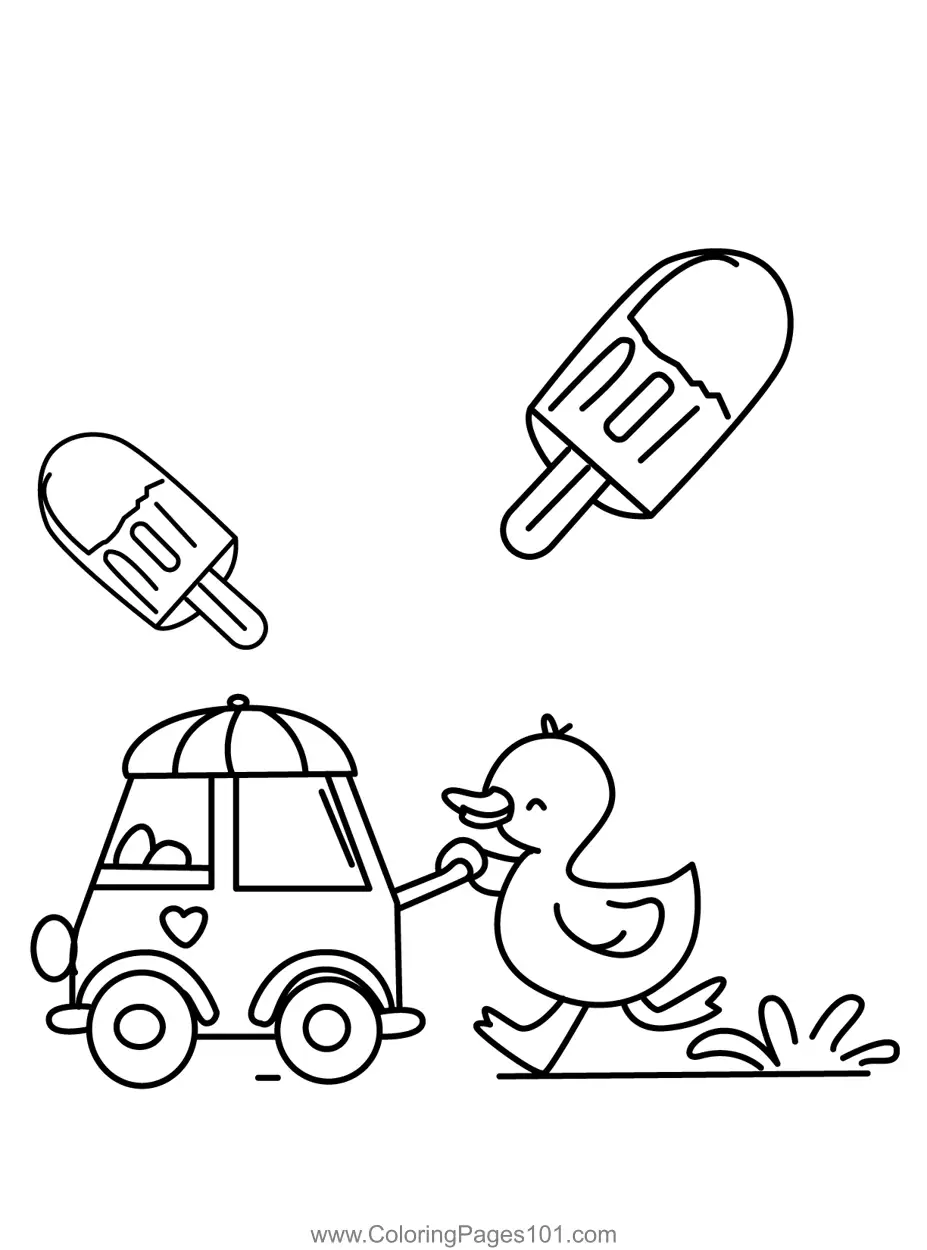 Ducks Coloring Pages 6