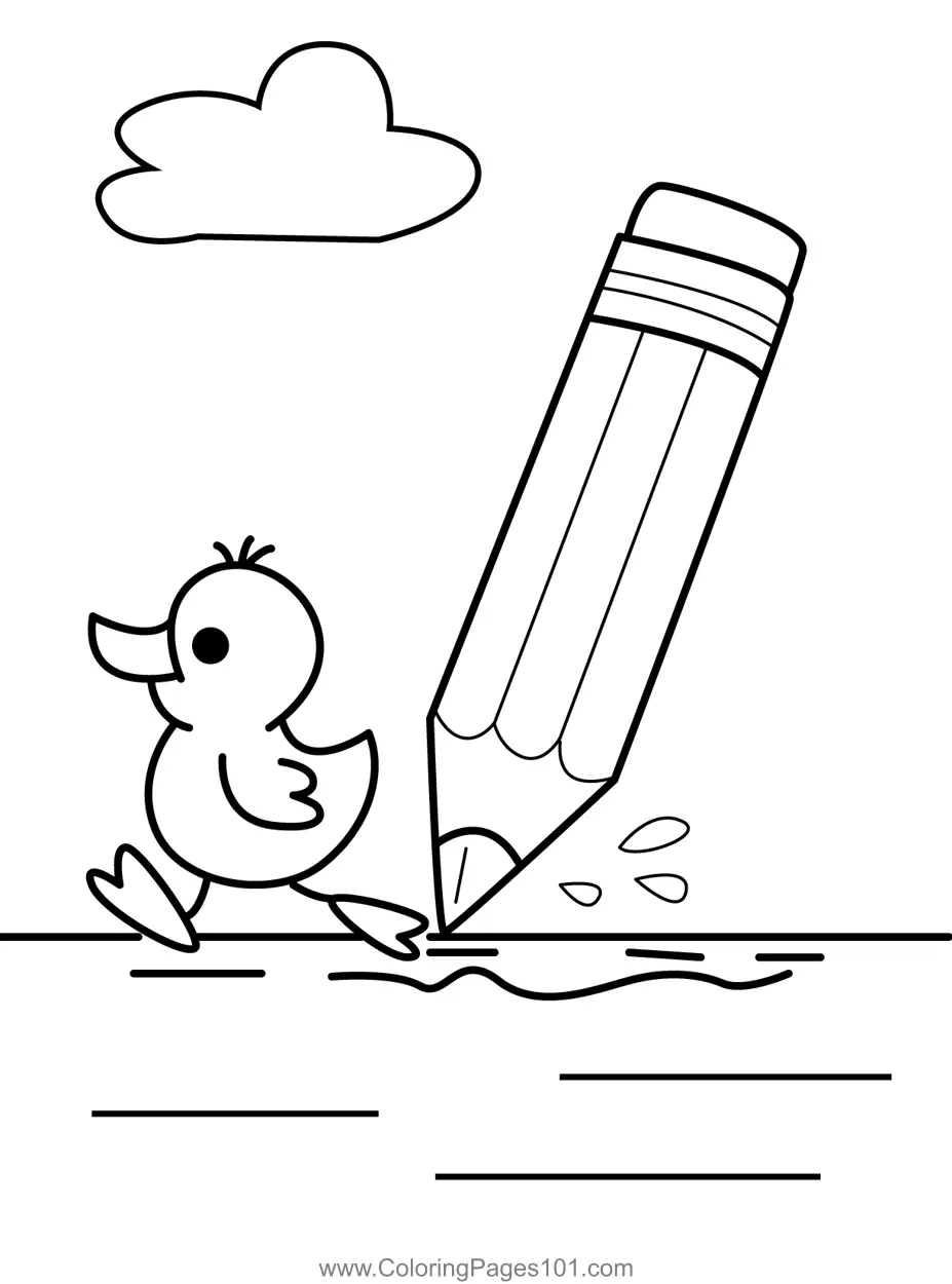 Ducks Coloring Pages 7