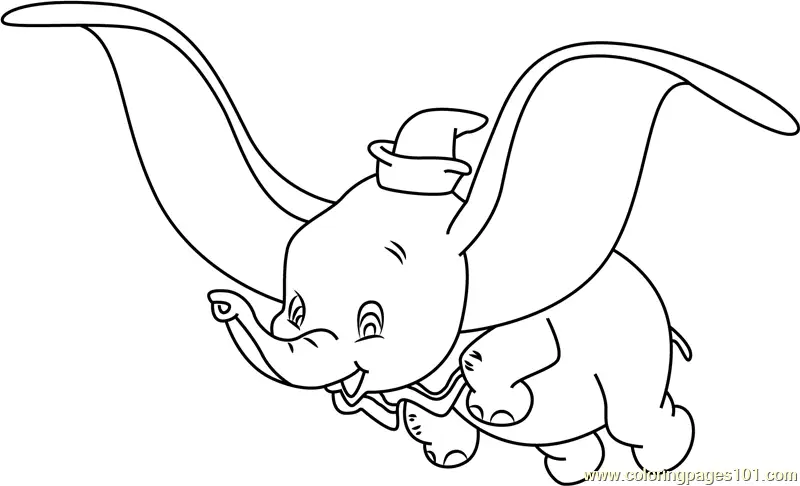 Dumbo Coloring Pages