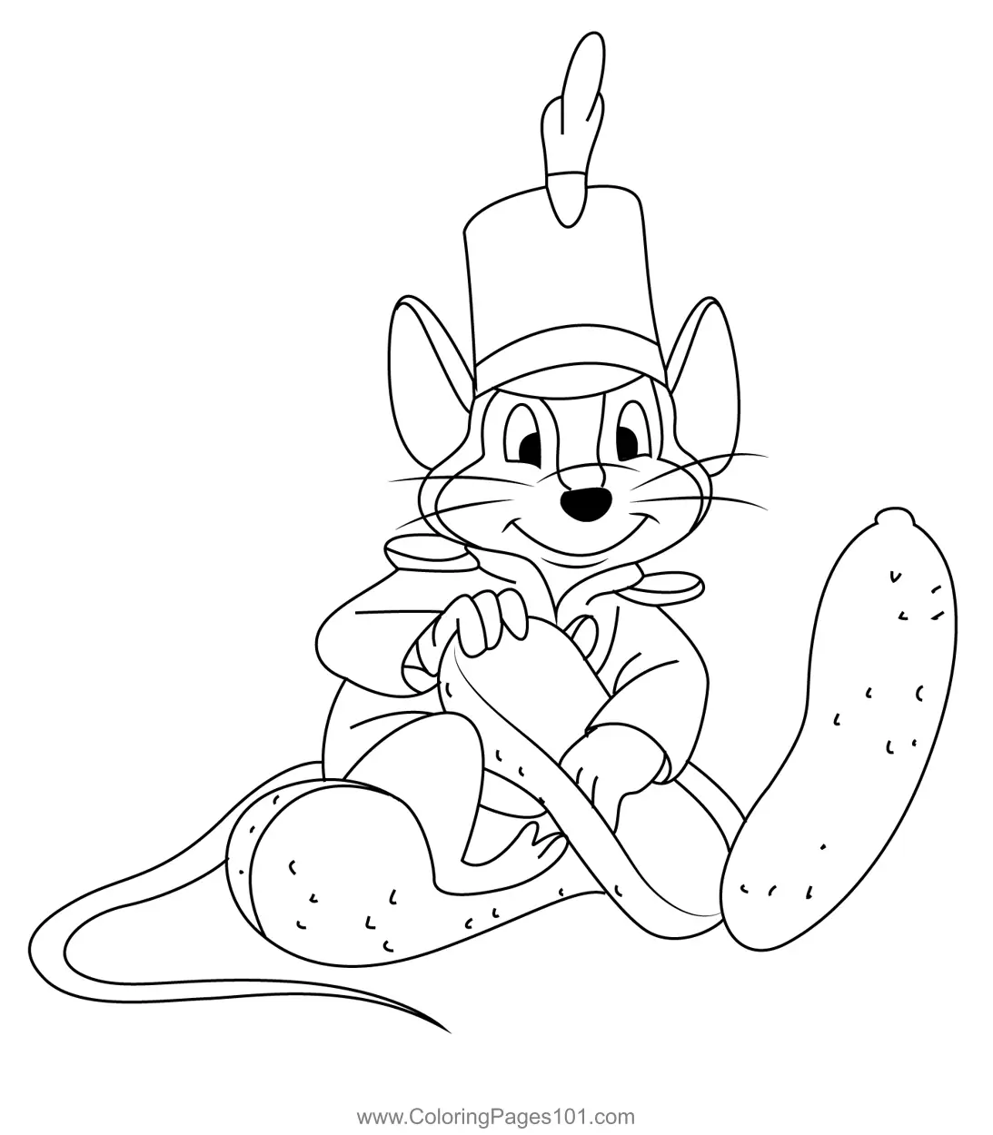 Dumbo Coloring Pages 2