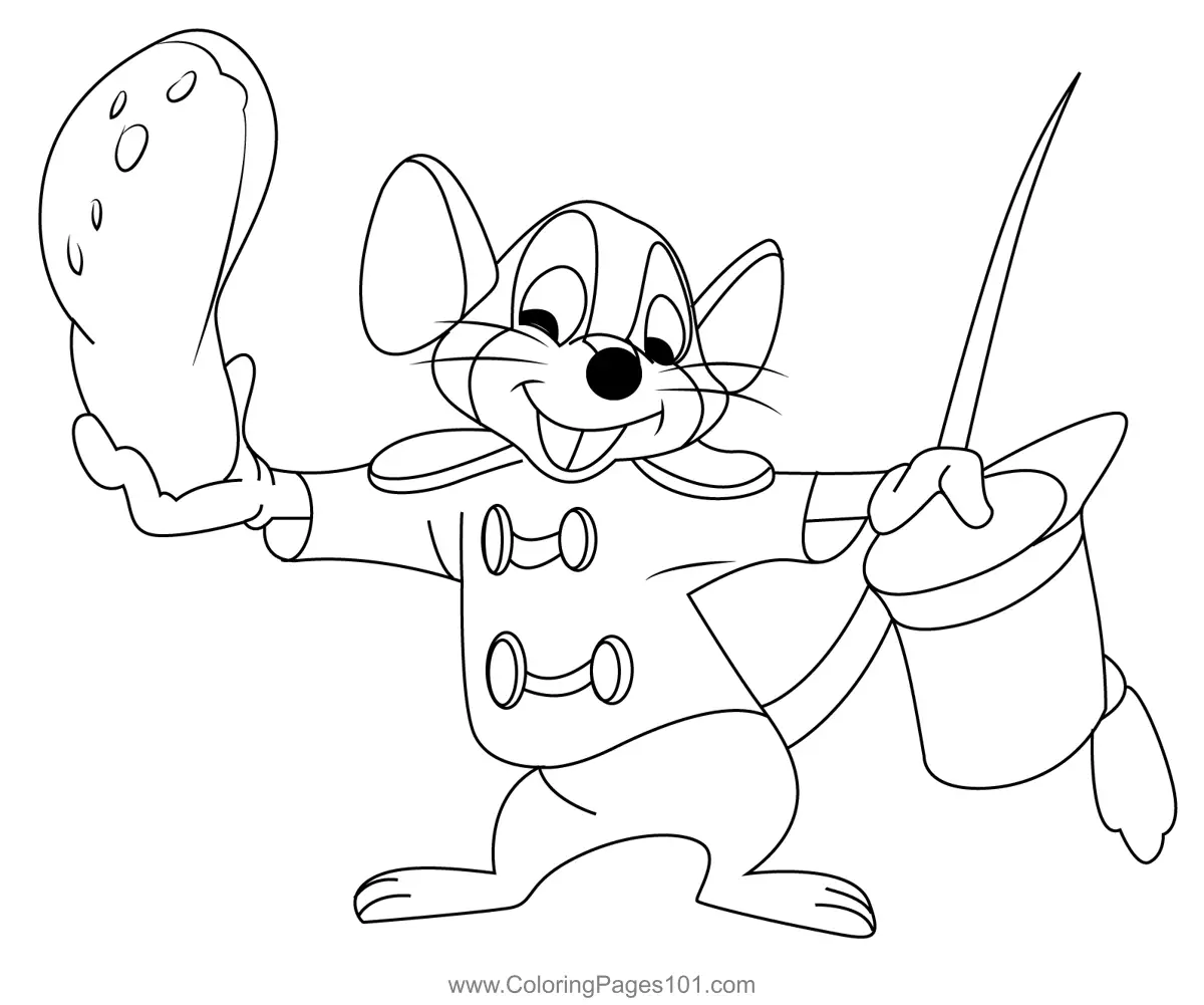 Dumbo Coloring Pages 3