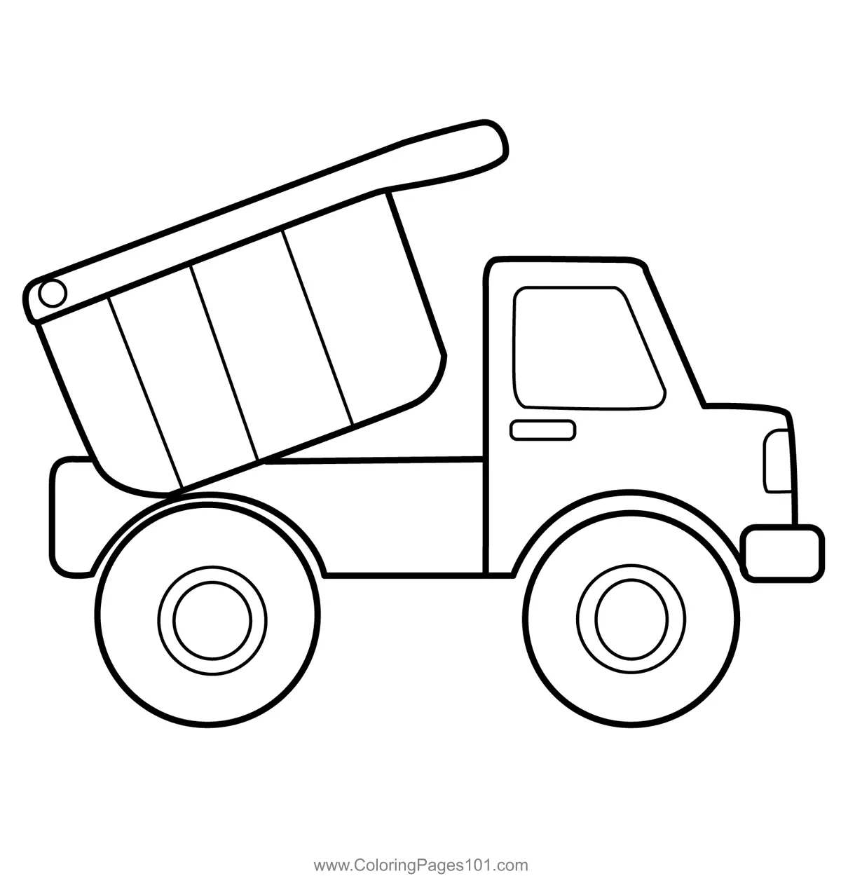 Dump Trucks Coloring Pages 5