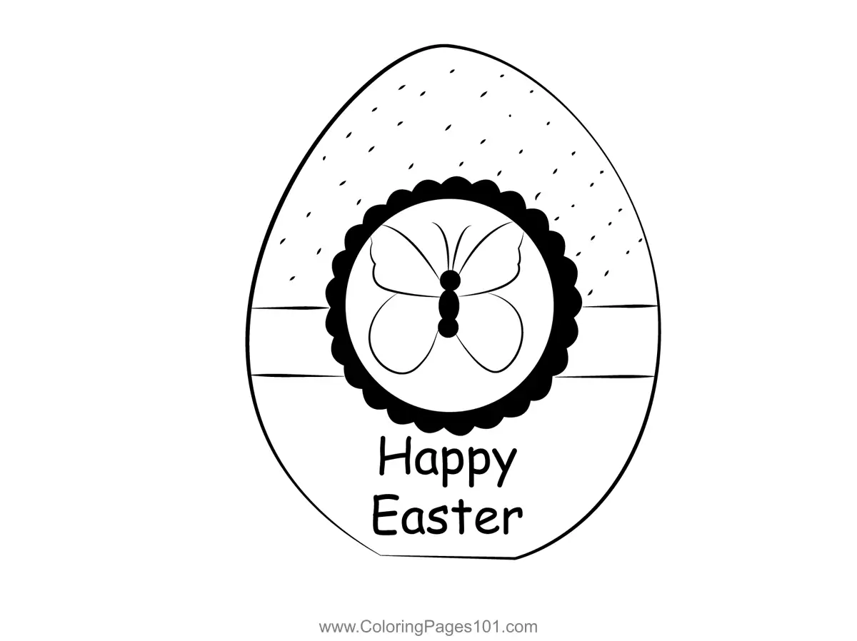 Easter Coloring Pages 7