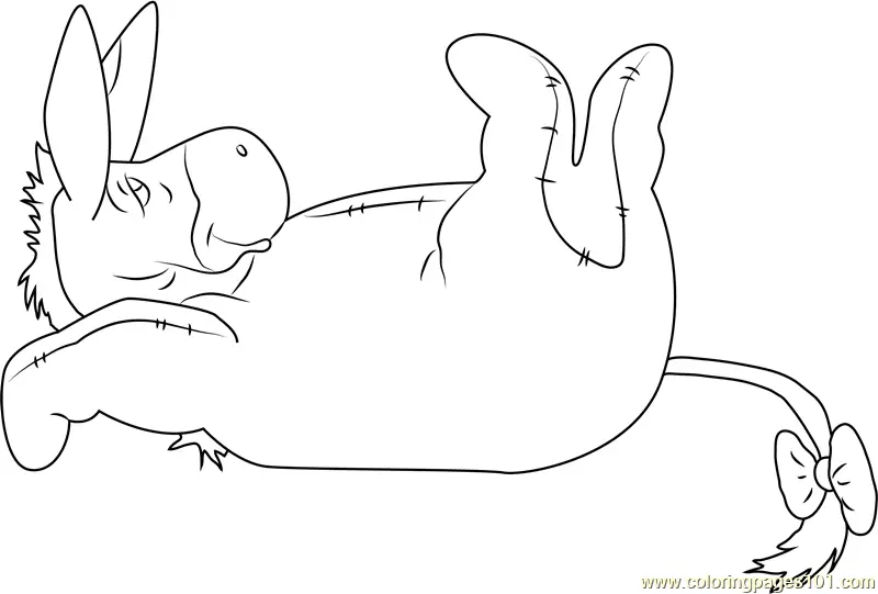 Eeyore Coloring Pages 10