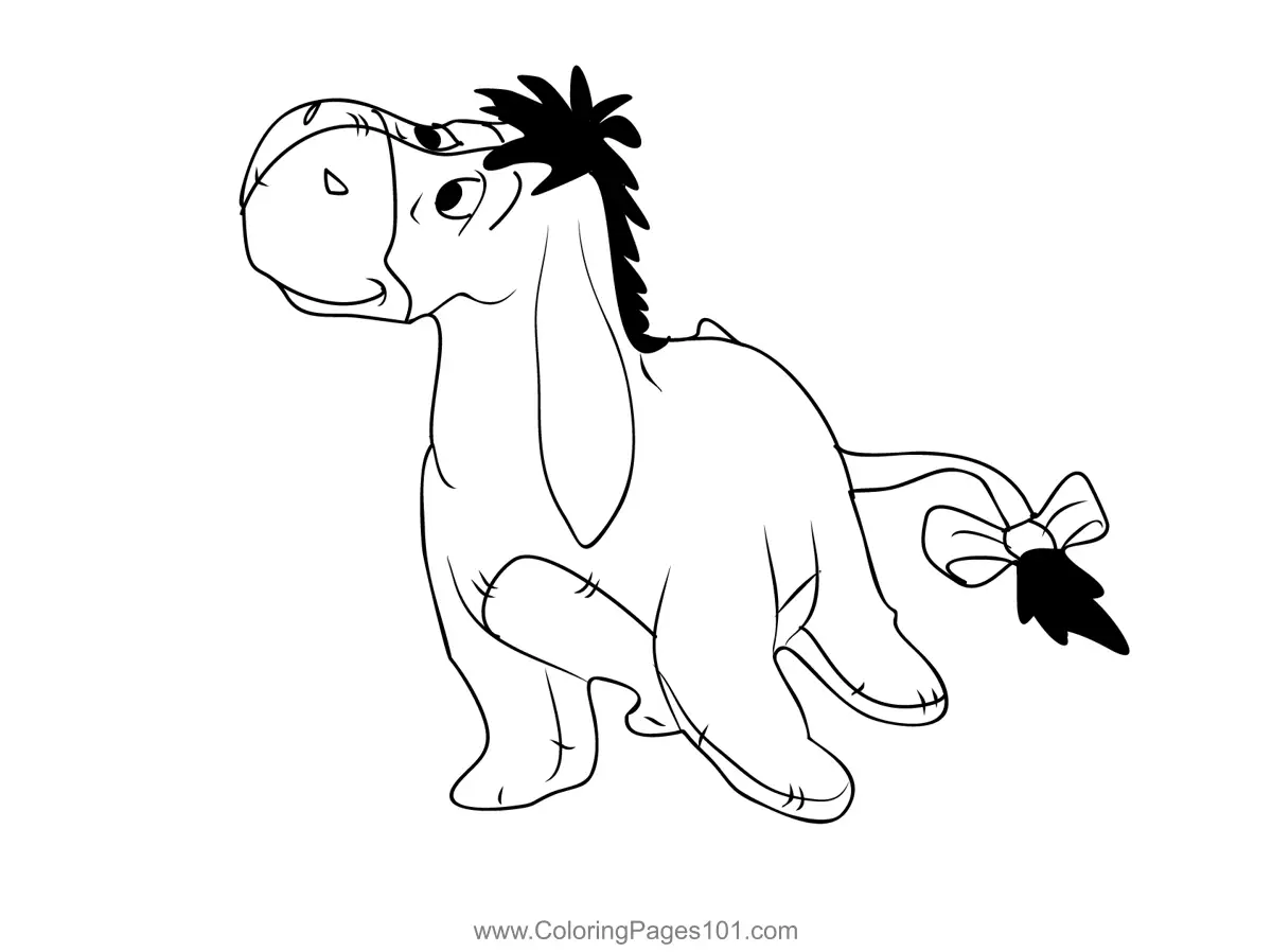 Eeyore Coloring Pages 2