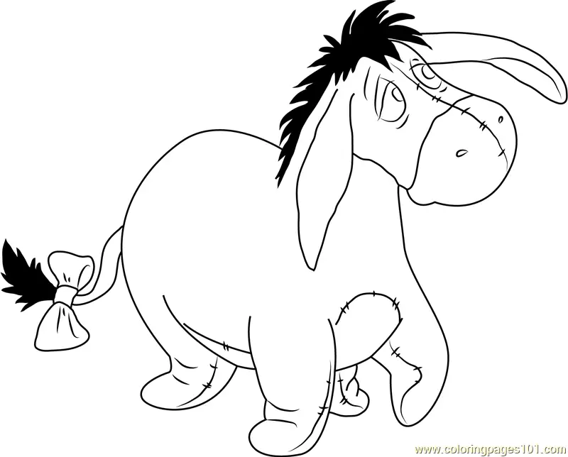 Eeyore Coloring Pages 6