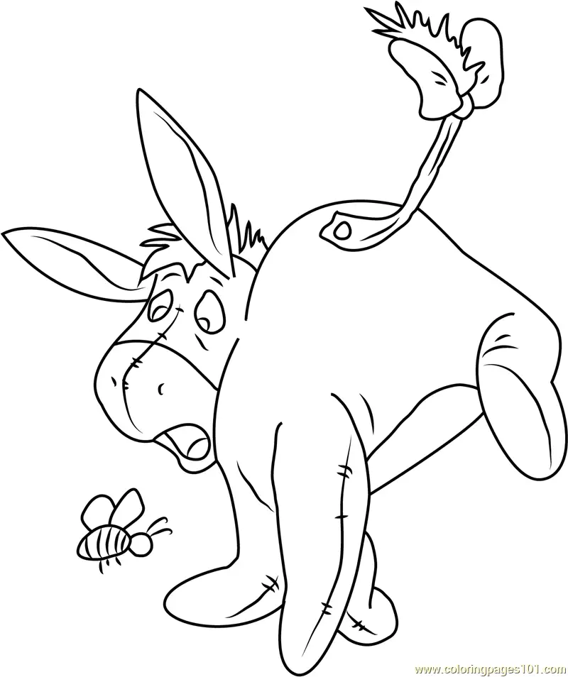 Eeyore Coloring Pages 8