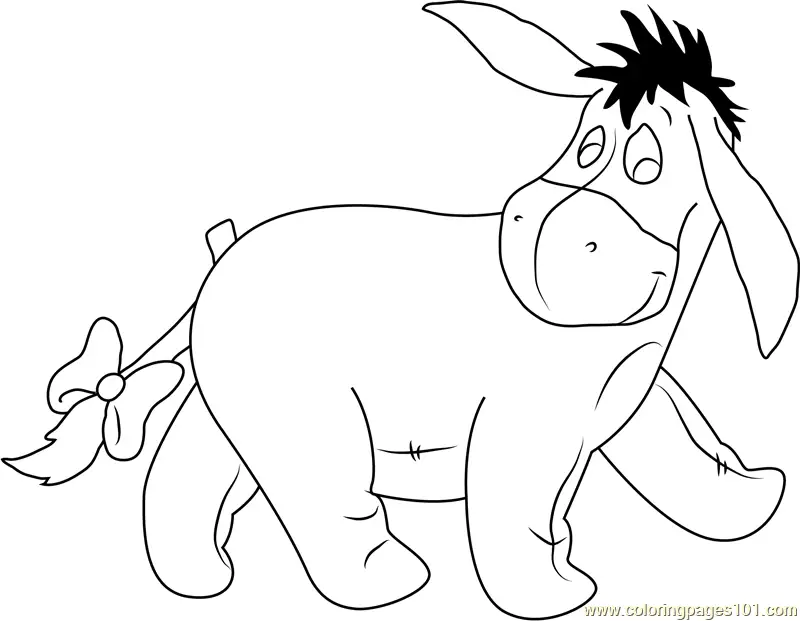 Eeyore Coloring Pages 9