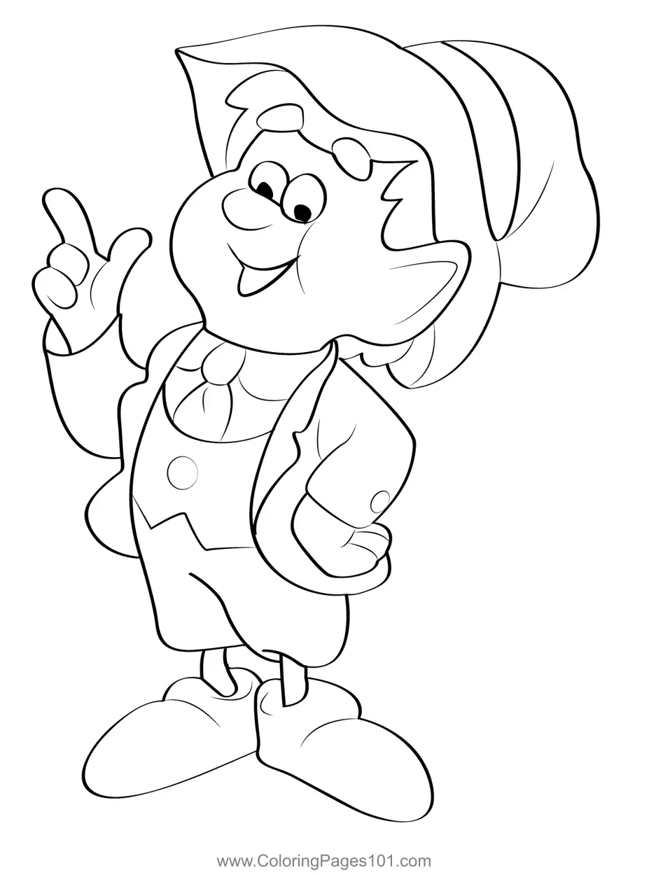 Elfs Coloring Pages 3