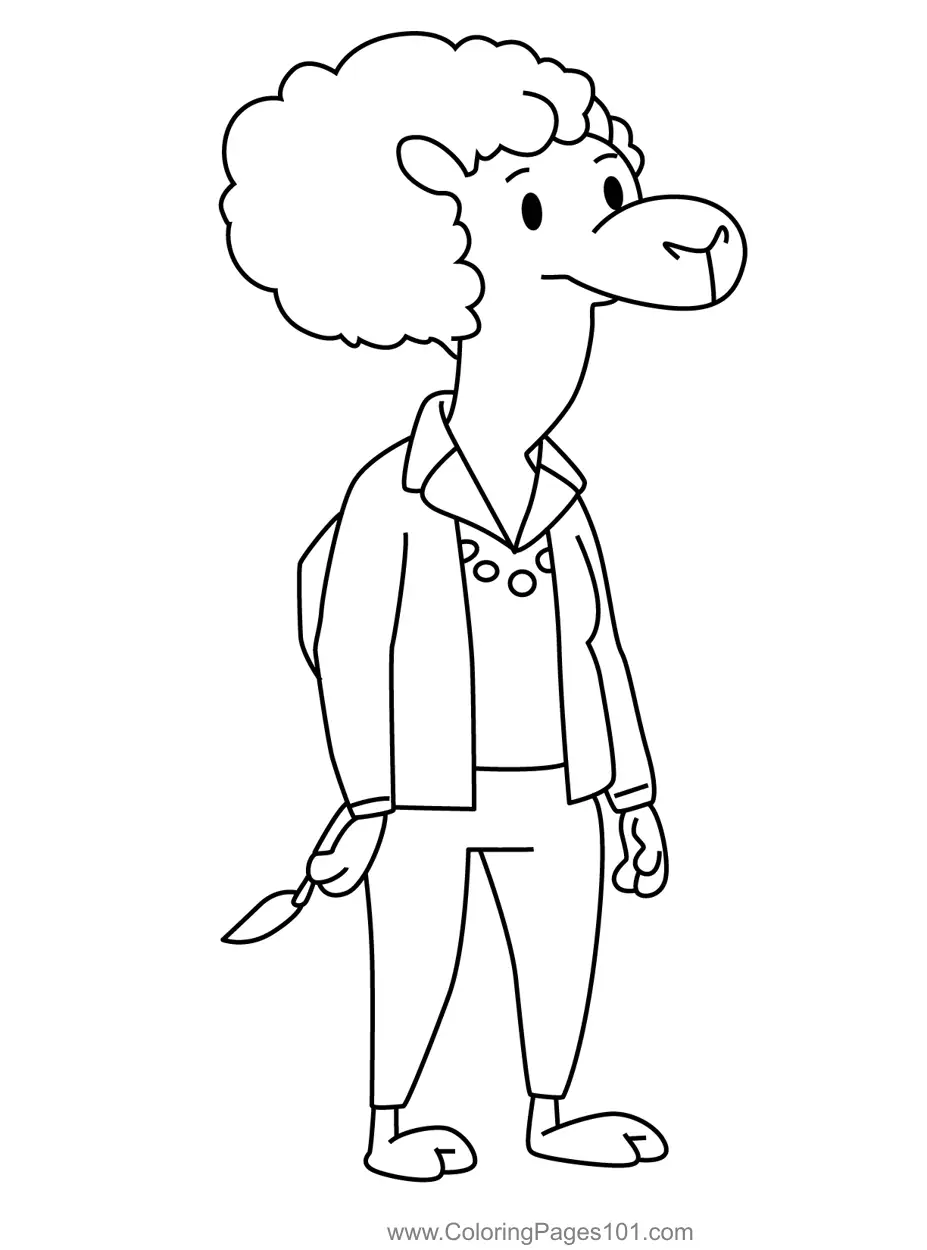 Elinor Wonders Why Coloring Pages 7