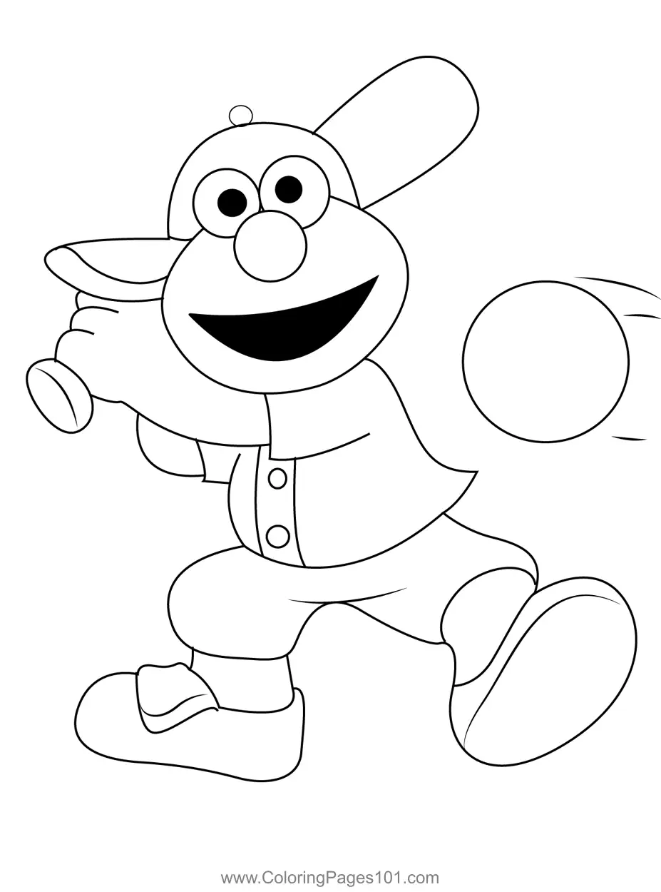 Elmo Coloring Pages 10