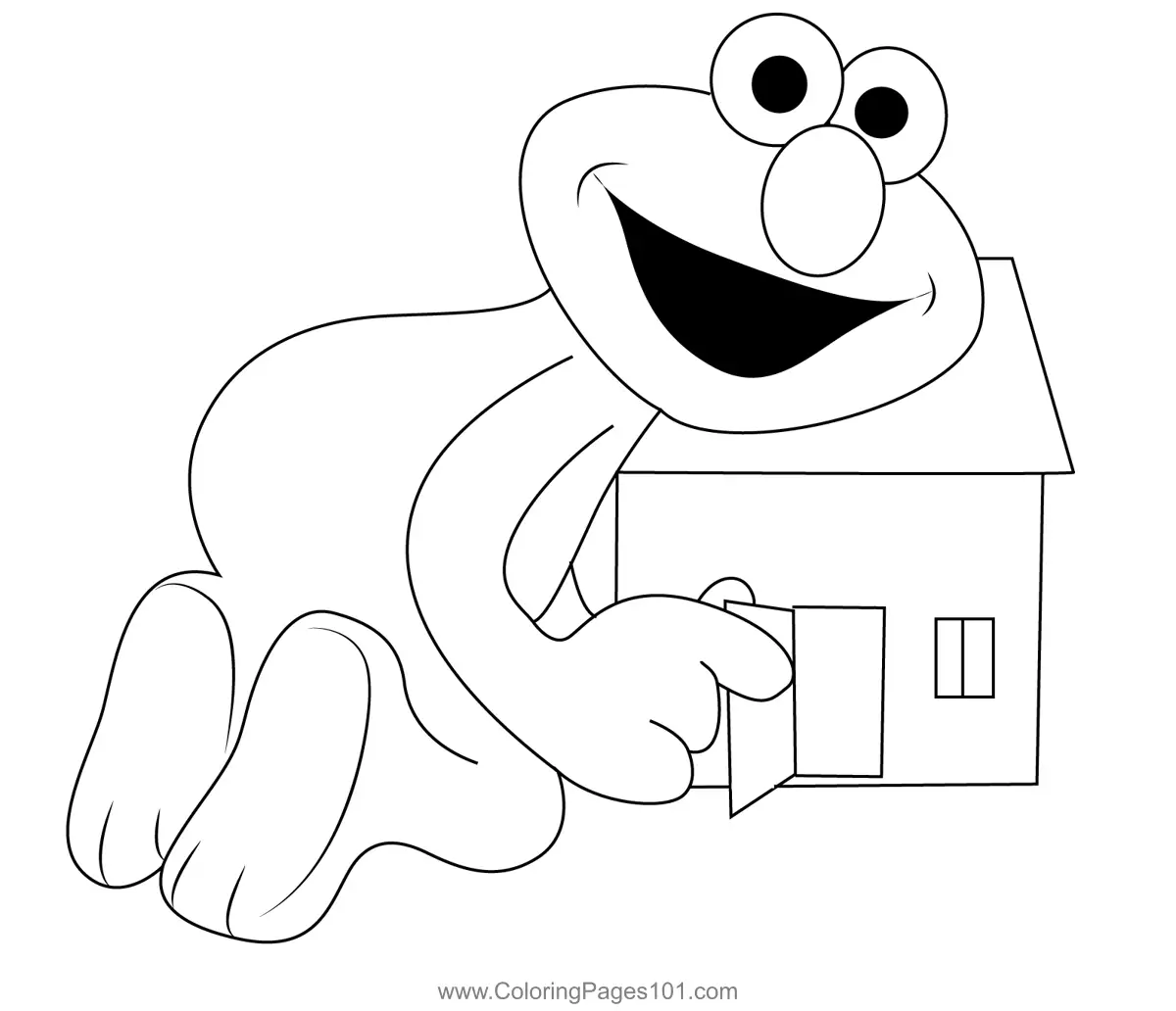 Elmo Coloring Pages 2