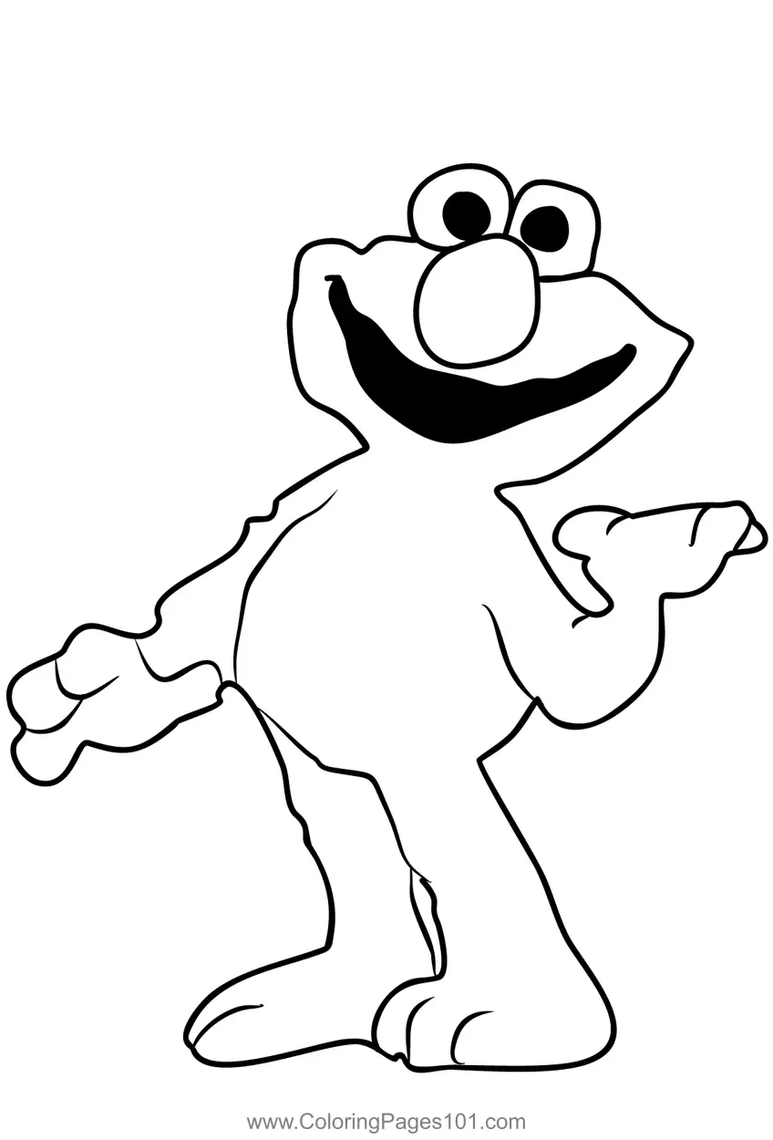 Elmo Coloring Pages 5