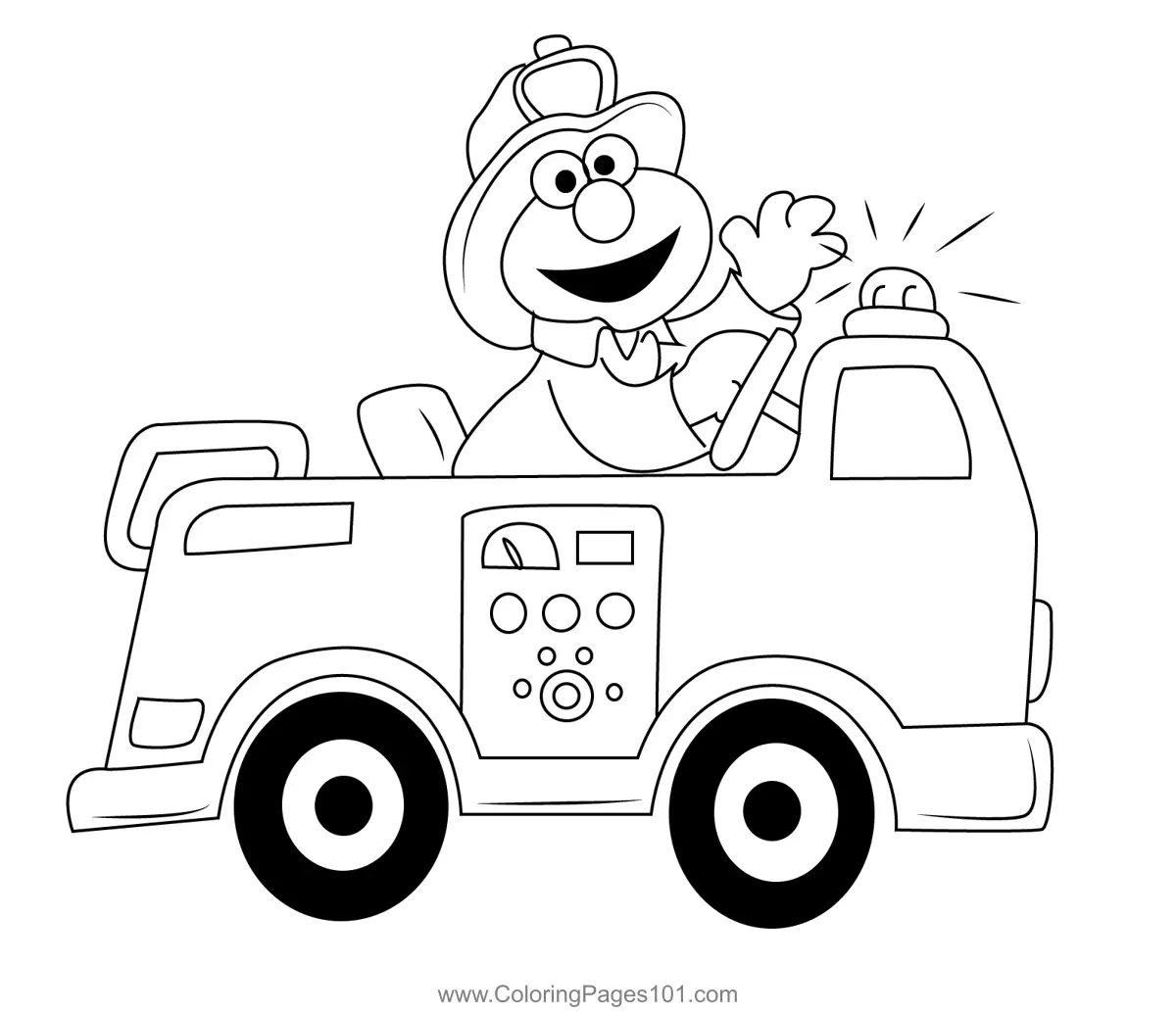 Elmo Coloring Pages 6