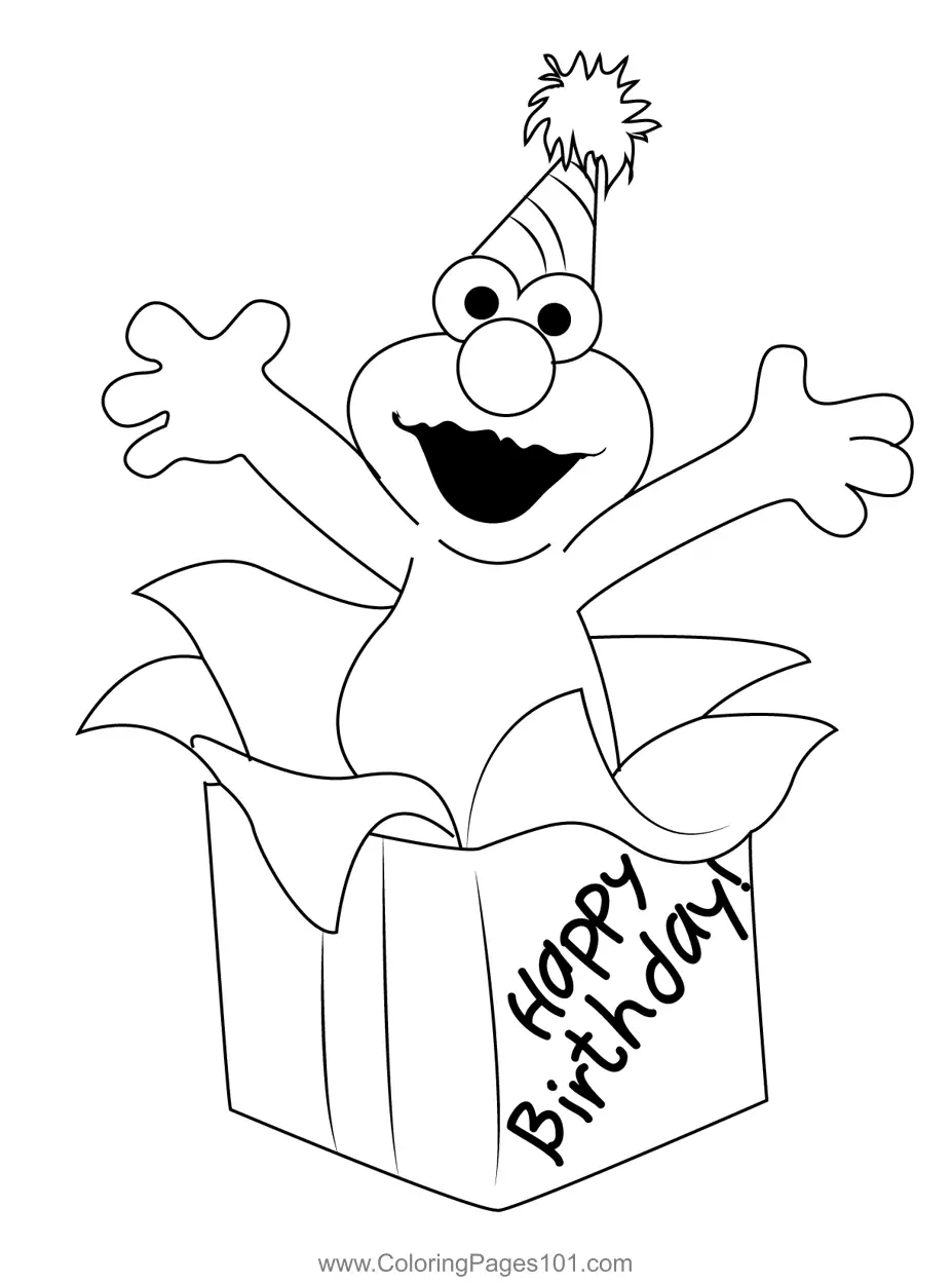 Elmo Coloring Pages 7