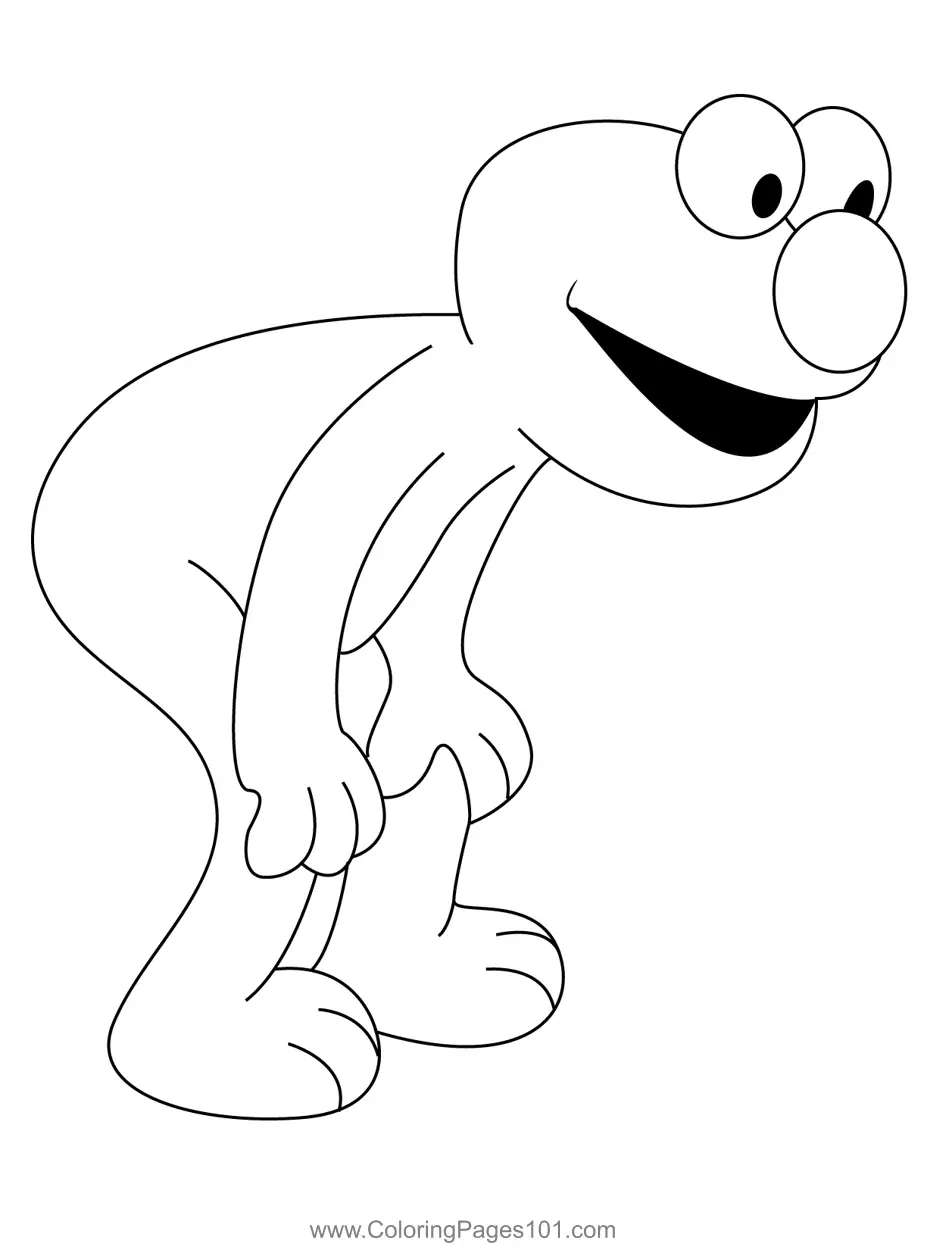 Elmo Coloring Pages 8