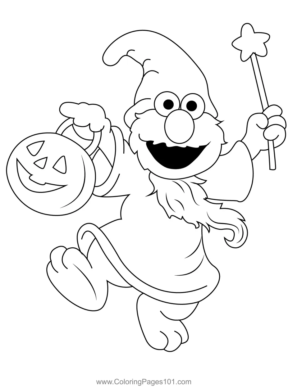 Elmo Coloring Pages 9
