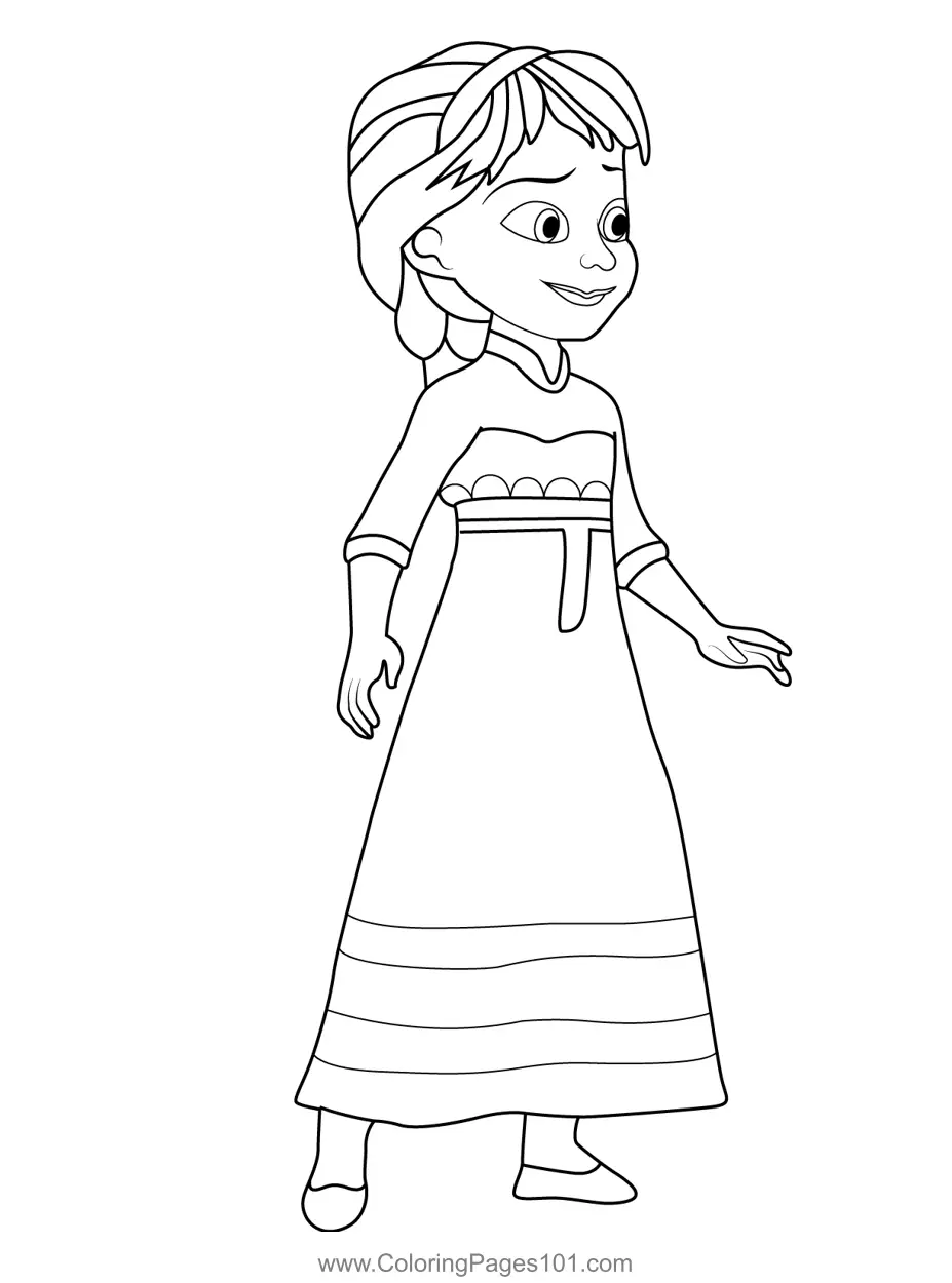Elsa Coloring Pages 11